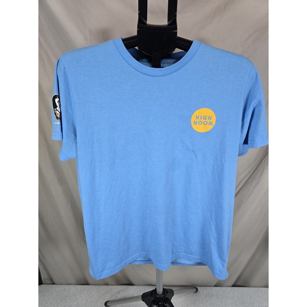 High Noon Suns Up T Shirt Mens Lg Blue Beer Beverage Promo Seminoles  FSU